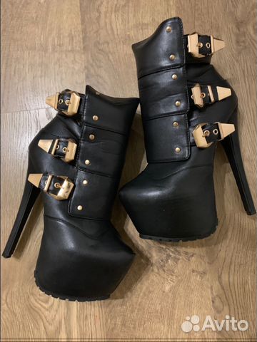Продам сапожки,каблук 16 см,без меха