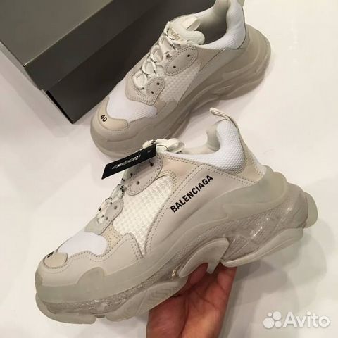 Кроссовки Balenciaga Triple s Clear sole