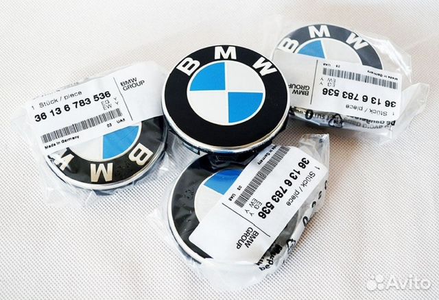 Колпачки оригинал BMW 36136783536 BMW 36136850834