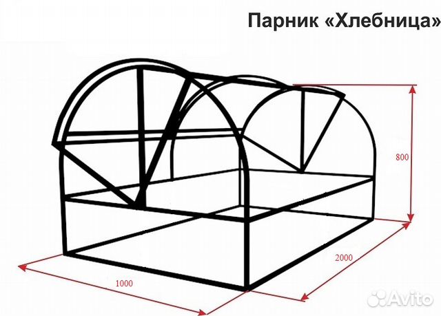 Схема сборки парника бабочка 2м с поликарбонатом