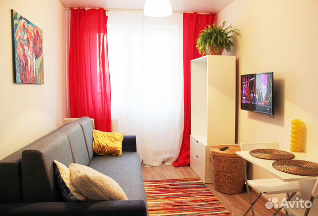 

Квартира-студия, 17 м², 1 кровать