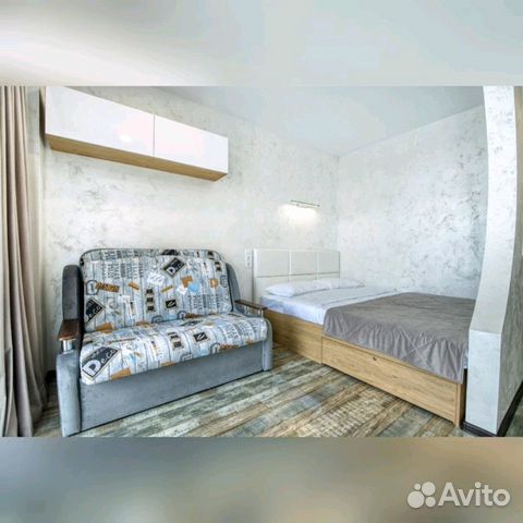 

Квартира-студия, 27 м², 2 кровати