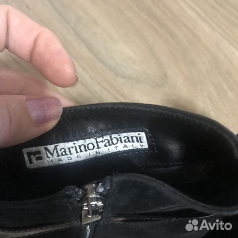 Ботильоны ботинки Marino Fabiani Италия замша 38
