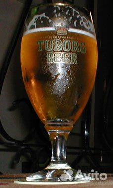 Бокалы Tuborg Туборг 0.5 на ножке новые