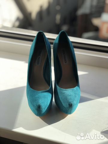 Новые бирюзовые замшевые туфли Steve Madden Новые бирюзовые замшевые туфли Steve Madden