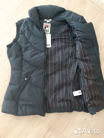 Новая жилетка Fila на пуху 48-50 Новая жилетка Fila на пуху 48-50