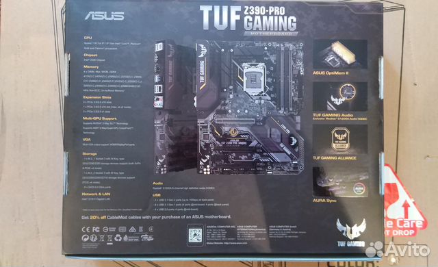 I7 8700K BOX + asus Z390