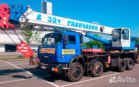 Аренда автокрана 32 т25т