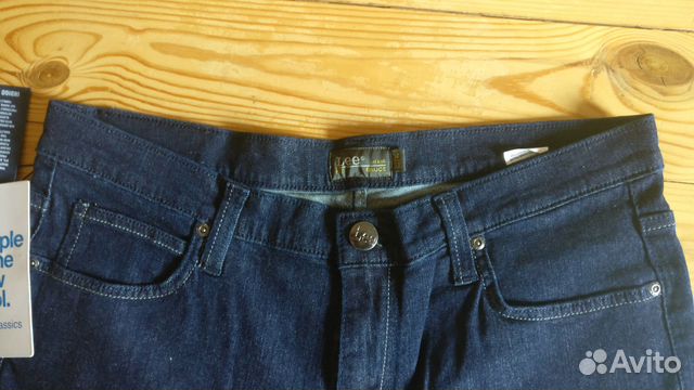 Джинсы Lee Bruce Skinny тёмно-синие W34L33 levis Джинсы Lee Bruce Skinny тёмно-синие W34L33 levis