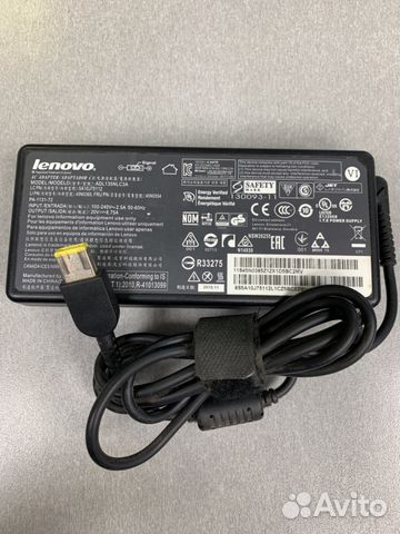 Блок питания для ноутбука Lenovo 20v 6.75a оригина Блок питания для ноутбука Lenovo 20v 6.75a оригина