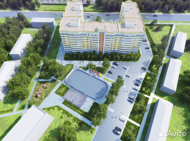 2-к квартира, 63.9 м², 9/9 эт. 2-к квартира, 63.9 м², 9/9 эт.