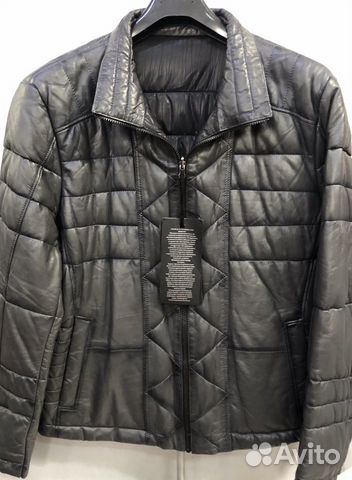 Куртка из натуральной кожи azzari-grey