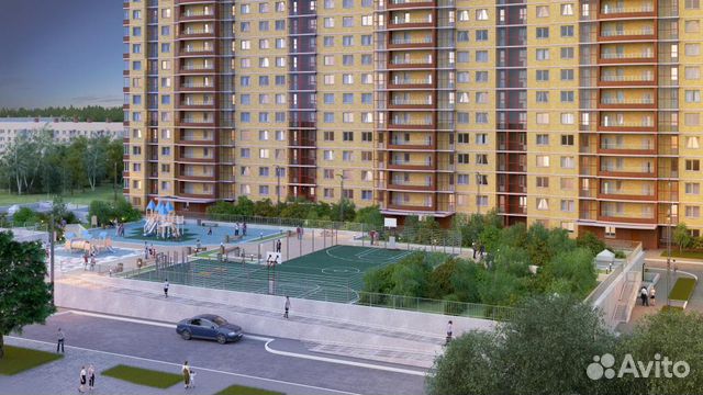 2-к квартира, 69.5 м², 1/25 эт.