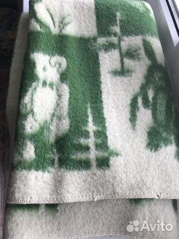 Одеяло детское. Шерсть верблюжье. 135 х 115 см