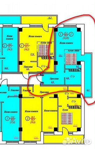 Студия, 32.1 м², 1/16 эт.