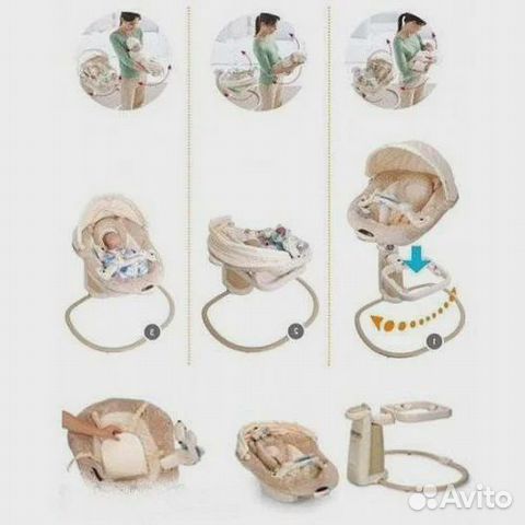 Электронные качели Graco Sweetpeace плюш