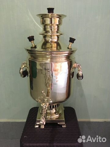 Самовар угольный на дровах 7 л Баташев