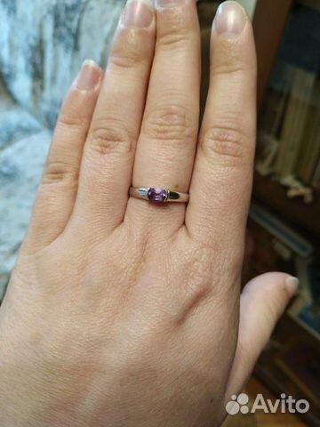 Кольцо серебро аметист Кольцо серебро аметист