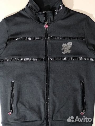 Stefano Ricci спортивный костюм с кожаными вставка Stefano Ricci спортивный костюм с кожаными вставка