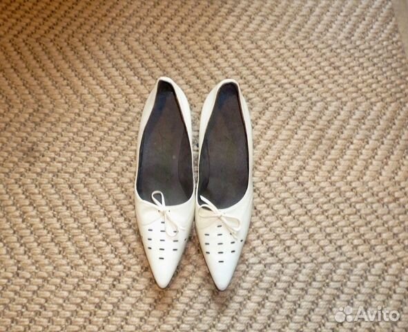 Туфли-лодочки бежевые кожа Туфли-лодочки бежевые кожа