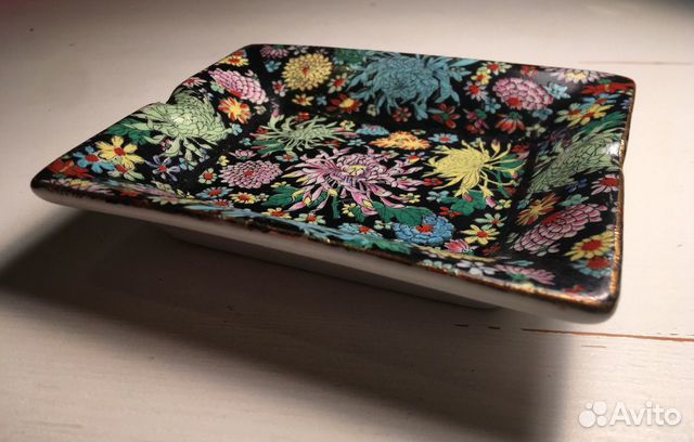 Пепельница Фарфор, ручная роспись Пепельница Фарфор, ручная роспись