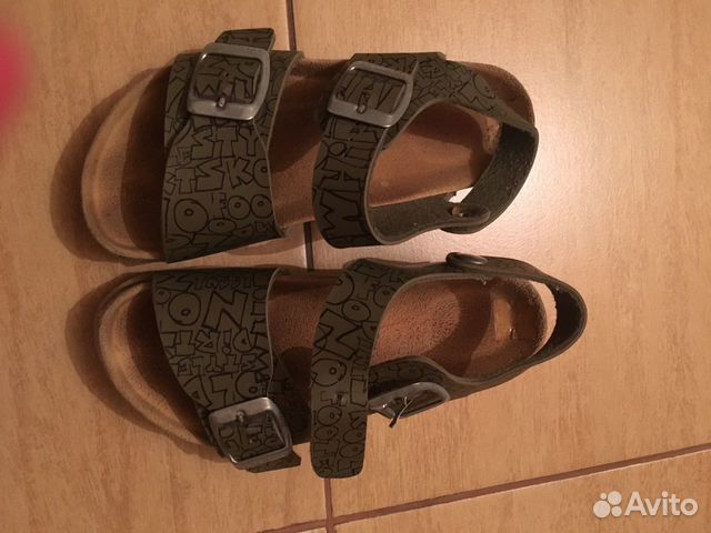 Сандалии, 28 р. 17,5 см по стельке, кожа Сандалии, 28 р. 17,5 см по стельке, кожа