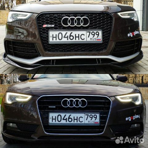Бампер audi RS5 8T в сборе рест coupe/sportback Бампер audi RS5 8T в сборе рест coupe/sportback
