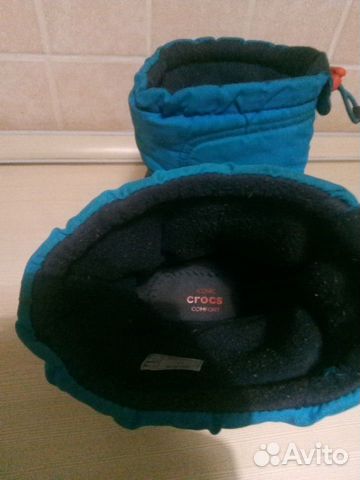 Сапожки демисезонные crocs