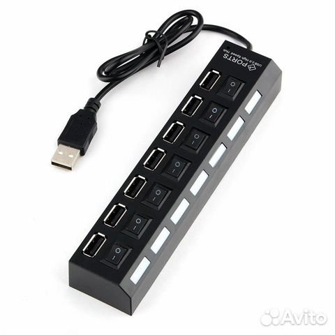 Концентратор USB 7 портов (HUB 7 ports) Концентратор USB 7 портов (HUB 7 ports)