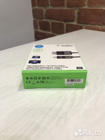 Кабель Belkin Mini DisplayPort to hdmi новый Кабель Belkin Mini DisplayPort to hdmi новый