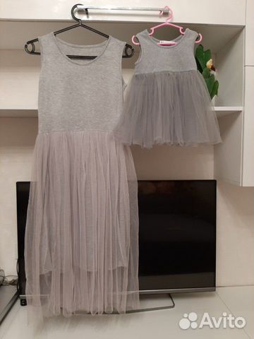 Платья family look