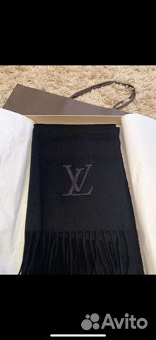 Шарф кашемир Louis Vuitton оригинал с коробкой
