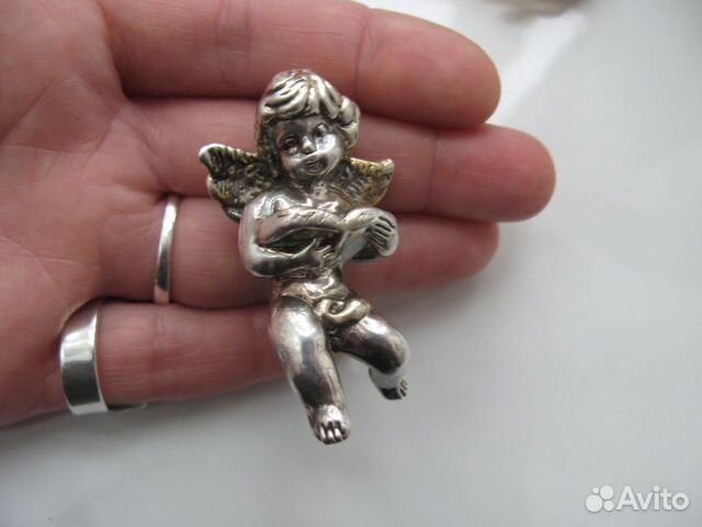 Два Ангела Кулоны и Брошь Два Ангела Кулоны и Брошь