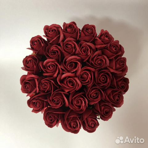 Розы из мыла