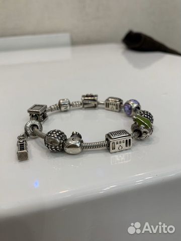 Pandora браслет 10 шармов оригинал
