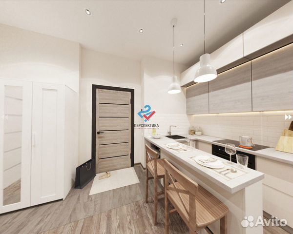 1-к квартира, 40 м², 7/22 эт. 1-к квартира, 40 м², 7/22 эт.