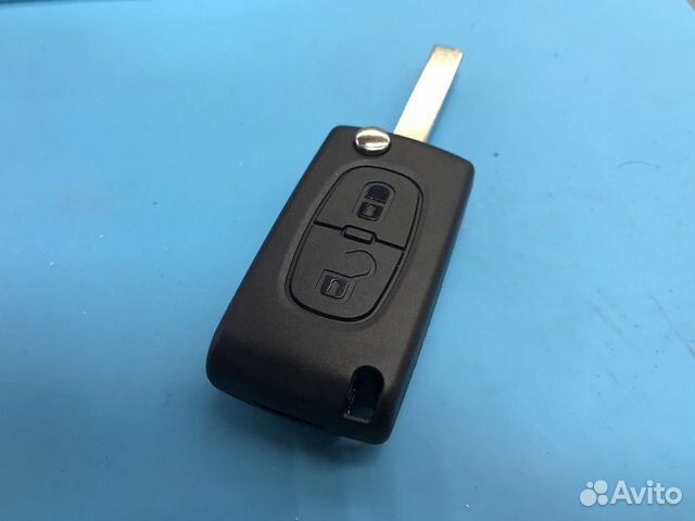 Корпус ключа Citroen две кнопки выкидной