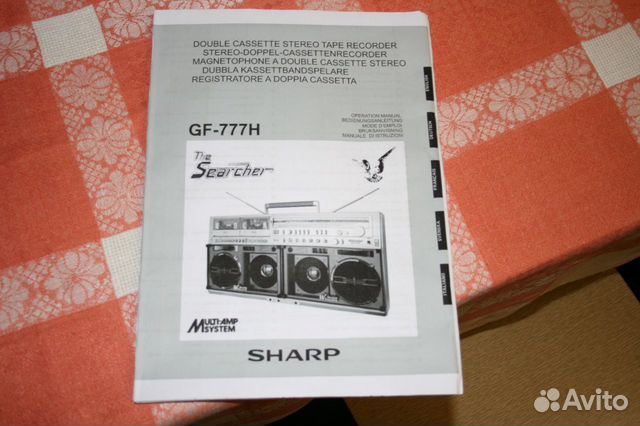 Sharp gf 999 схема