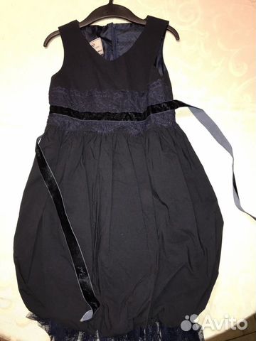 Платье школьное с кружевами на рост 140 см Платье школьное с кружевами на рост 140 см