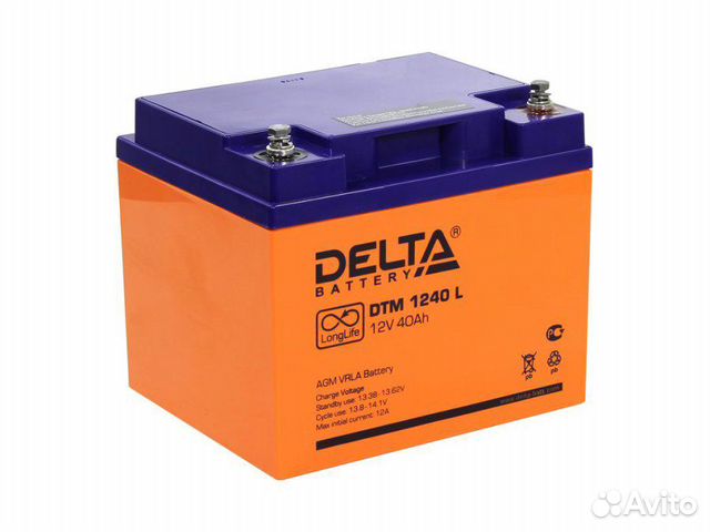 Аккумулятор delta dtm 1240. Аккумулятор delta dtm 1240