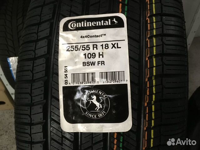 255 55 18 Continental 4x4Contact Летние шины Новые
