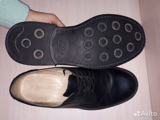 Кожаные туфли р.43