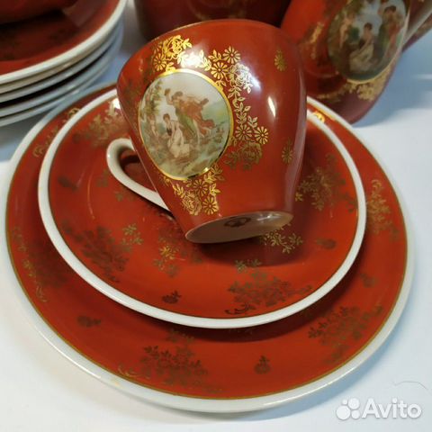 Сервиз Мадонна Германия крытье Шлигельмильх