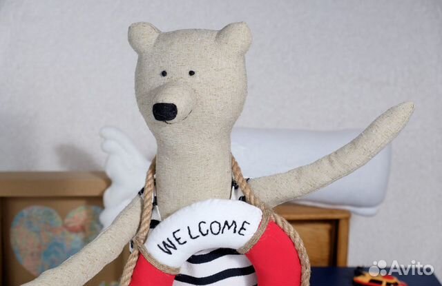 Медведь Оливер ручной работы Медведь Оливер ручной работы