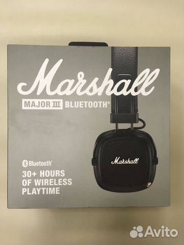 Наушники Marshall Major III Bluetooth Black RU