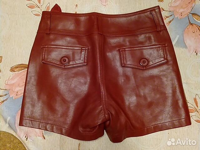 Шорты кожаные, шорты твид, 2 пары