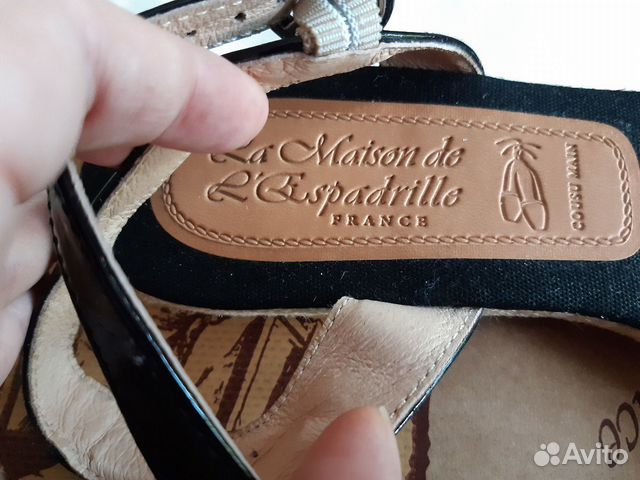 Босоножки- эспадрильи новые р 40 франция