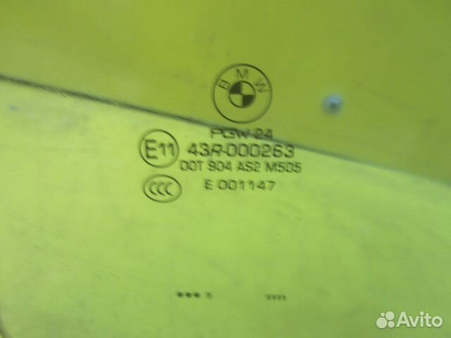 Стекло заднее правое BMW X3 E83 (03-10)