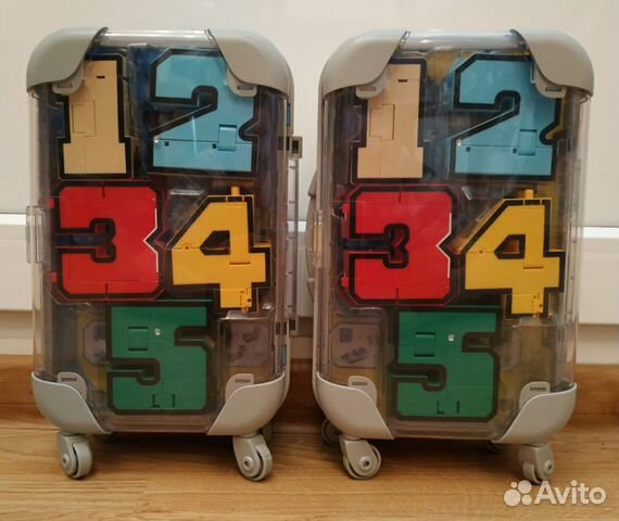 Цифры Трансформеры 10шт в чемодане Цифры Трансформеры 10шт в чемодане