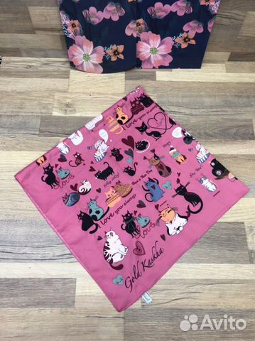 Новый женский шёлковый платок Gold Kashkha Новый женский шёлковый платок Gold Kashkha